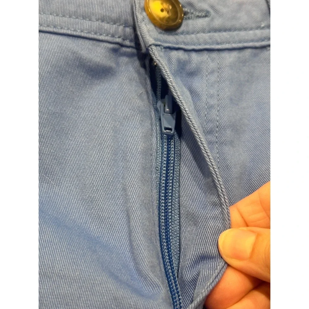Billabong Women Blue High Waisted Cotton Blend Shorts Size 25 JEH01-1224-0370